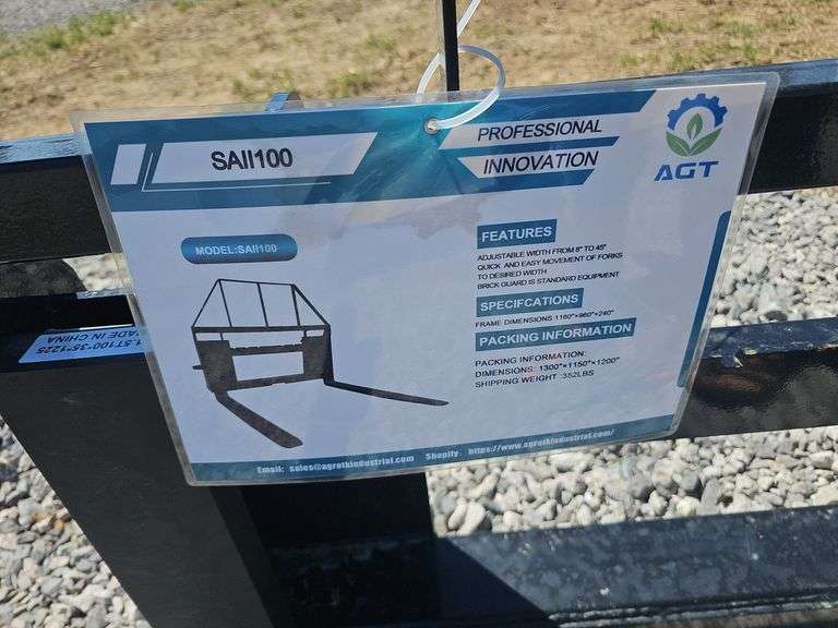 MOWER KING SKID STEER FORKS