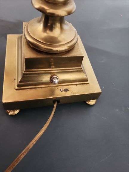 Candlestick Table Lamp with Shade