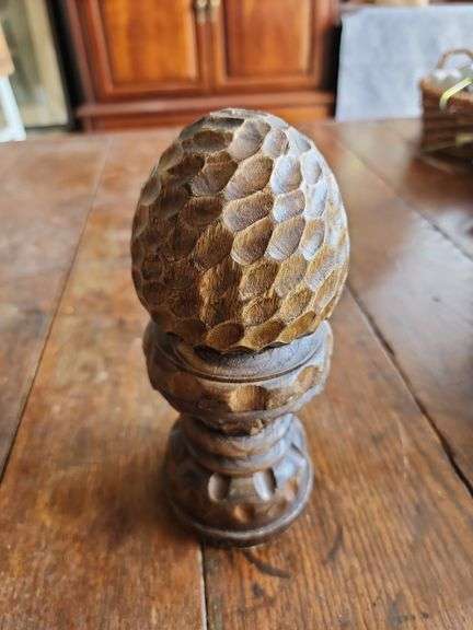 Vintage Hand Carved Wooden Decor