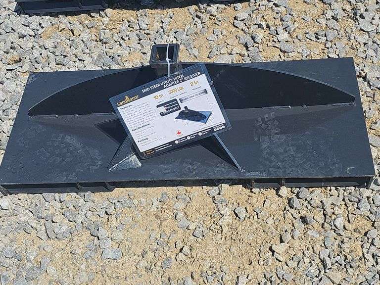 LANDHONOR SKID STEER UTILITY HITCH ADAPTER 2" RECEIVER