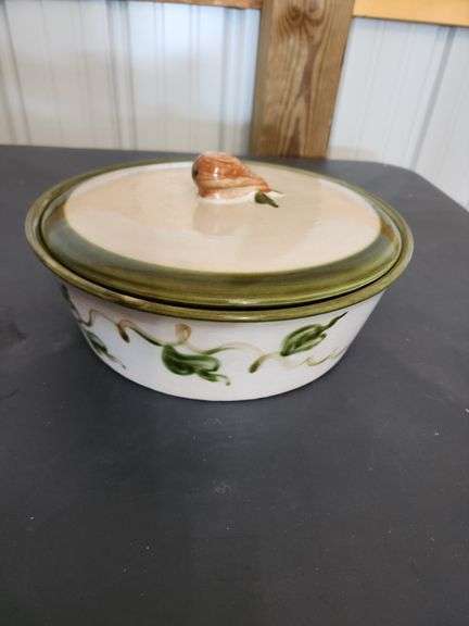 Louisville Pottery Covered Dish With Lid