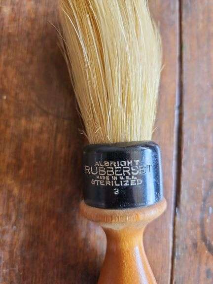 Vintage Albright Rubberset Shaving Brush