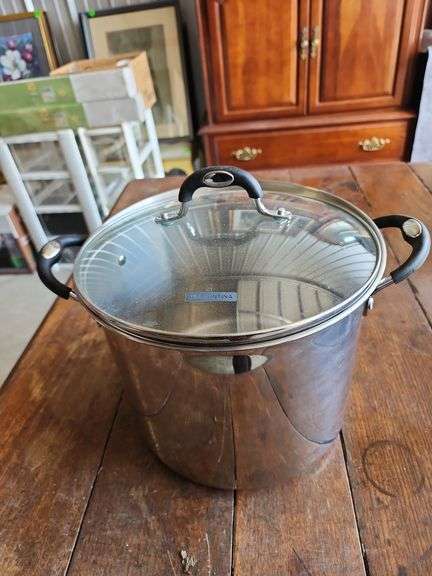 Tramontina Stainless Steel Covered Stock Pot