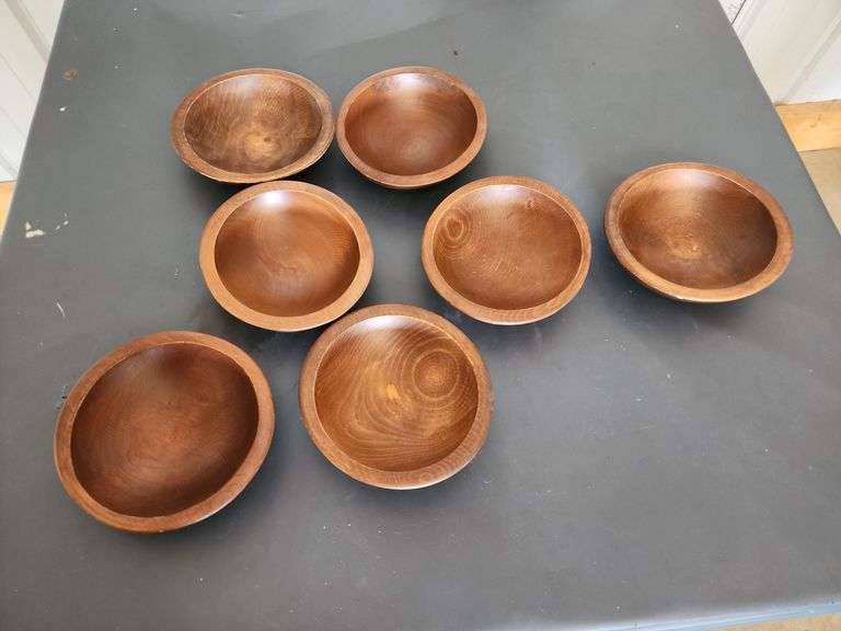 Vintage wooden bowls