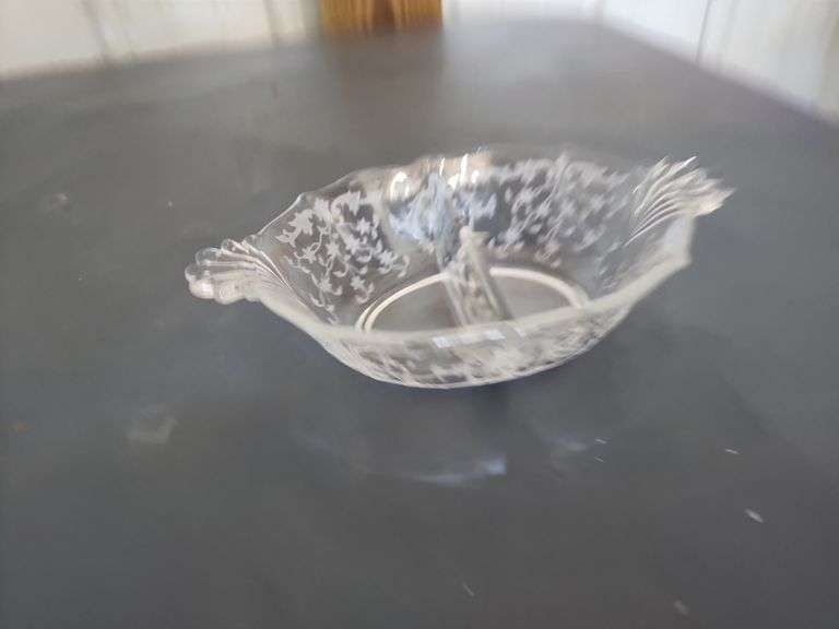 Vintage Divided Glass Relish Dishes
