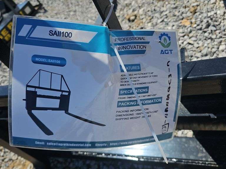 MOWER KING SKID STEER FORKS