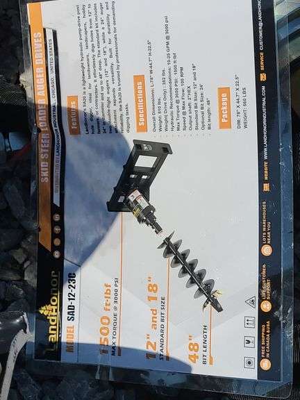 LANDHONOR SKID STEER LODER AUGER DRIVES