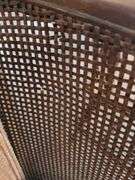 Tufted upholstered wooden club chair