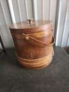 Wooden Bucket with lid