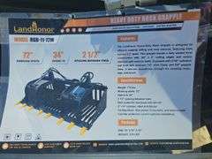 LANDHONOR HEAVY DUTY ROCK GRAPPLE BUCKET