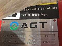 AGT 2 POST CAR LIFT