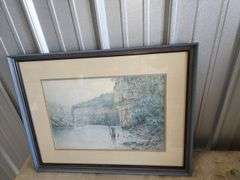 "Quet Palisades" Paul Sawyer framed print