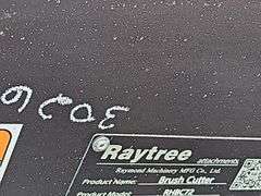 RAYTREE BRUSH CUTTER