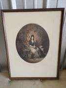 "Shelling Peas" Framed Print