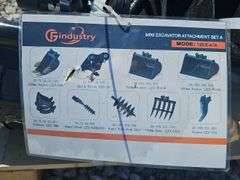 AGT MINI EXCAVATOR ATTACHMENT SET