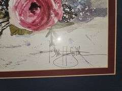 Framed Floral Print