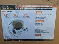 LANDHONOR ½X100FT RETRACTABLE GARDEN HOSE REEL