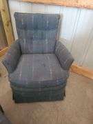 Chair with ottoman