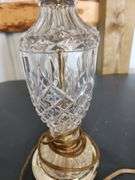 Cut glass lamp