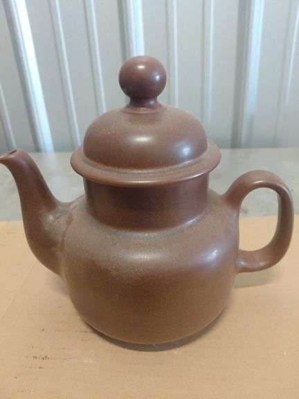 Dark Brown Clay Teapot
