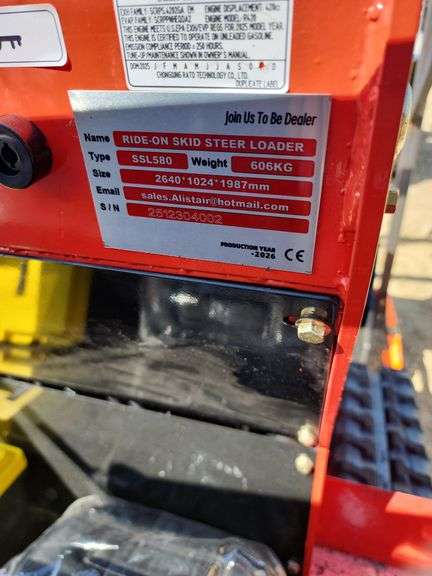 Ride-On Skid Steer loader