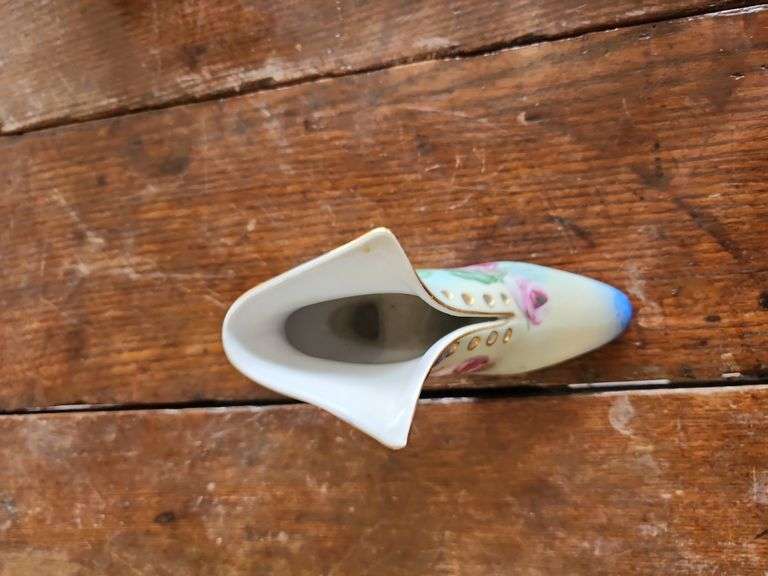 Vintage RS Prussia VictorianStyle Porcelain Shoe
