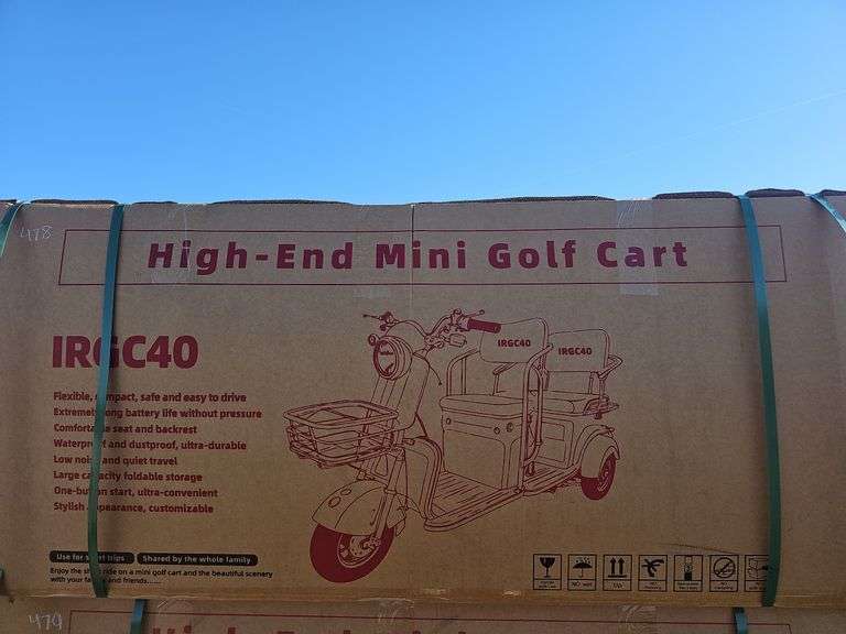 IRGC40 HIGH-END MINI ELECTRIC GOLF CART