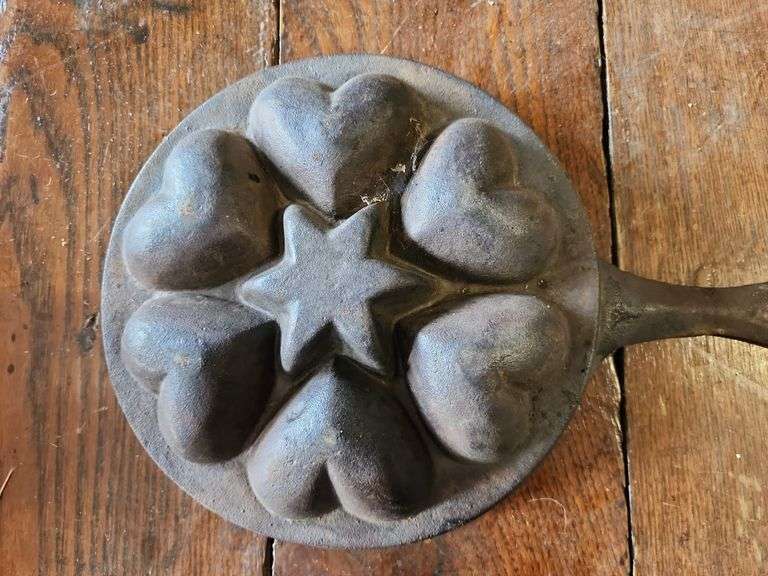 Vintage Cast Iron Muffin Pan Skillet