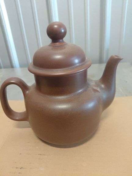 Dark Brown Clay Teapot