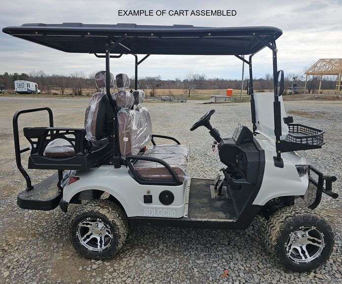 SDLANCH ELECTRIC 4-SEATER GOLF CART