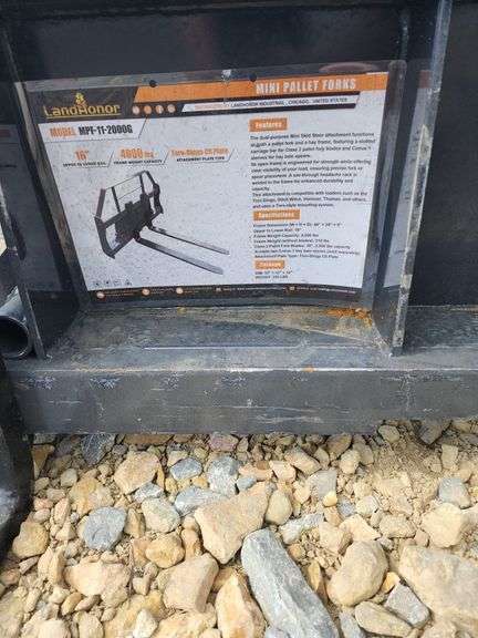 LANDHONOR MINI SKID STEER PALLET FORKS
