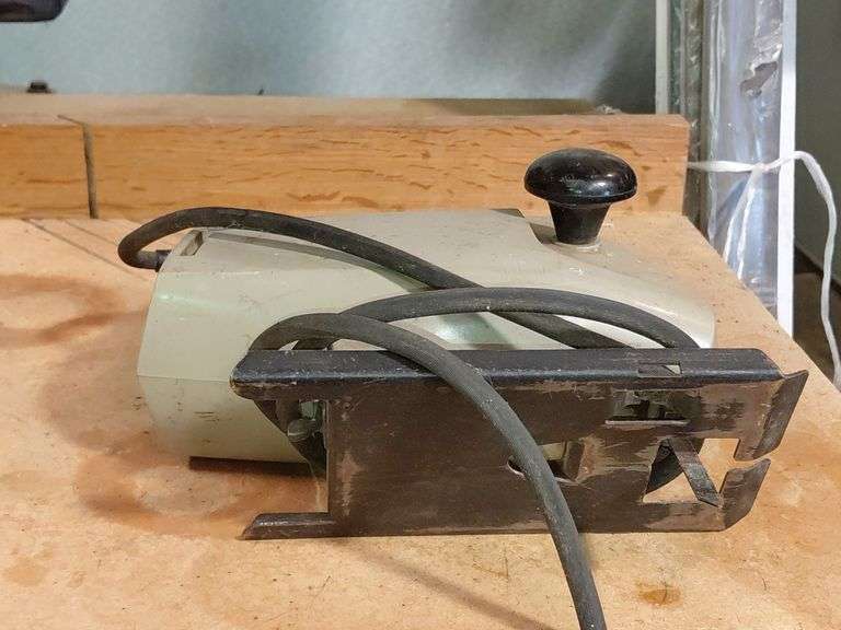 Vintage Mastercraft sabre saw and Vintage heavy duty Black and Decker corded drill