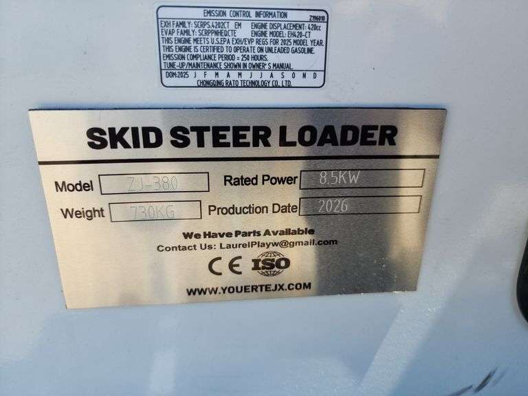 ZJG SKID STEER LOADER