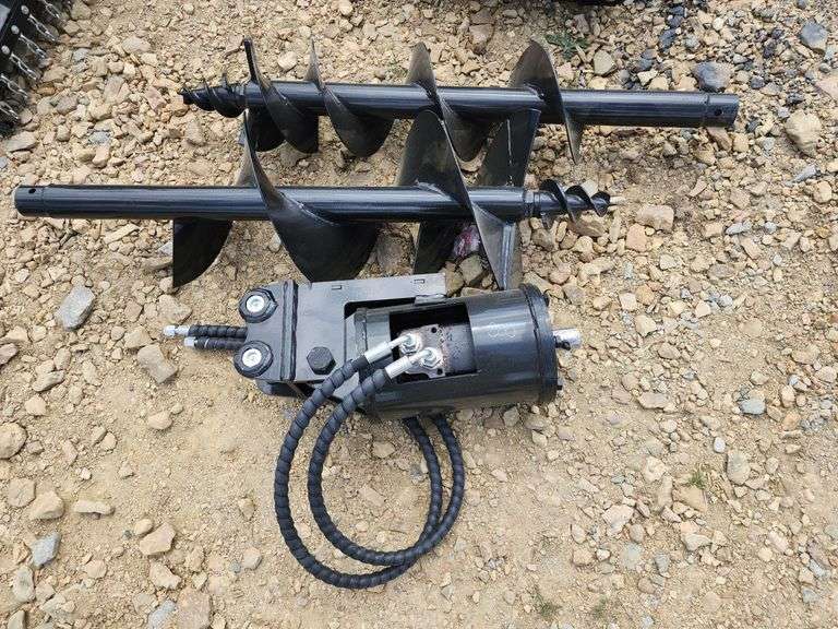 Mini Excavator auger attachment