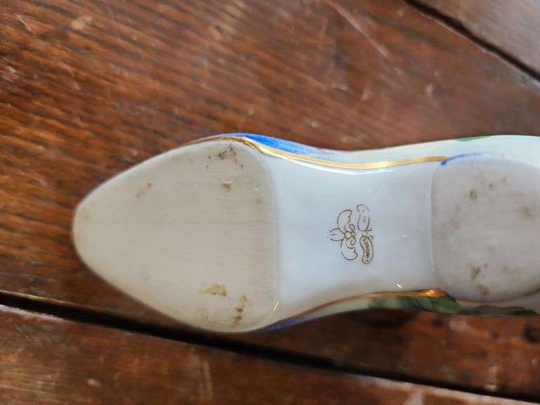 Vintage RS Prussia VictorianStyle Porcelain Shoe