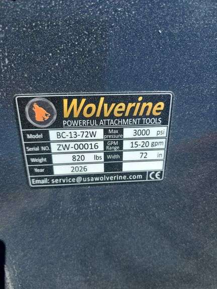 WOLVRINE 72" BRUSH CUTTER