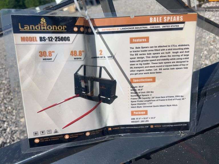 LANDHONOR BALE SPEARS