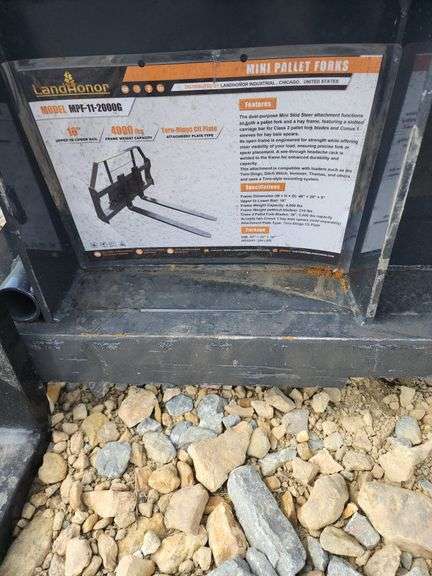 LANDHONOR MINI SKID STEER PALLET FORKS