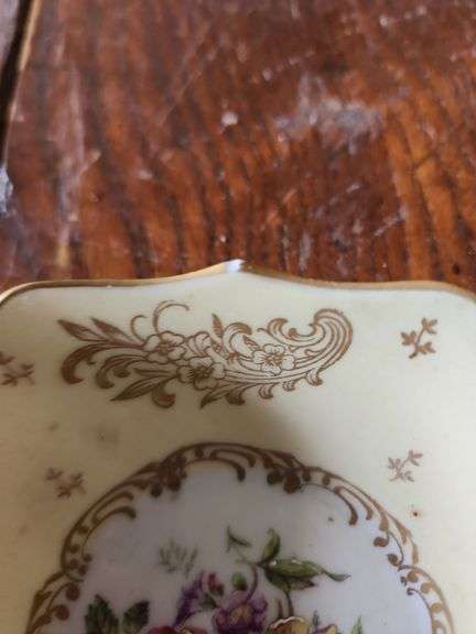 Vintage French porcelain bowl