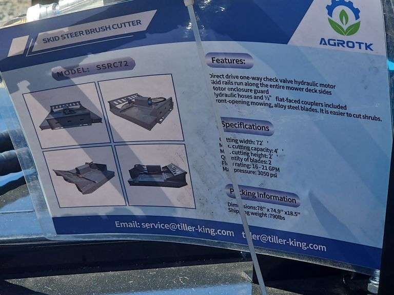 AGT MOWER KING BRUSH CUTTER