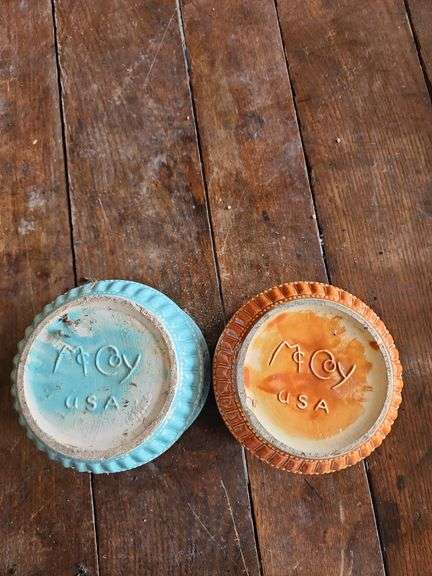 Vintage McCoy Pottery Planters