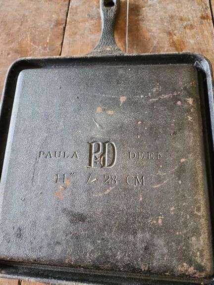 Paula Dean Cast Iron Square Skillet