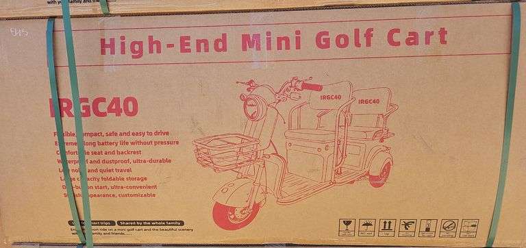 IRGC40 HIGH-END MINI ELECTRIC GOLF CART