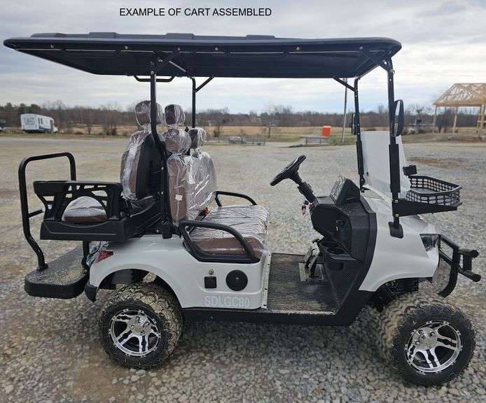 SDLANCH ELECTRIC 4-SEATER GOLF CART