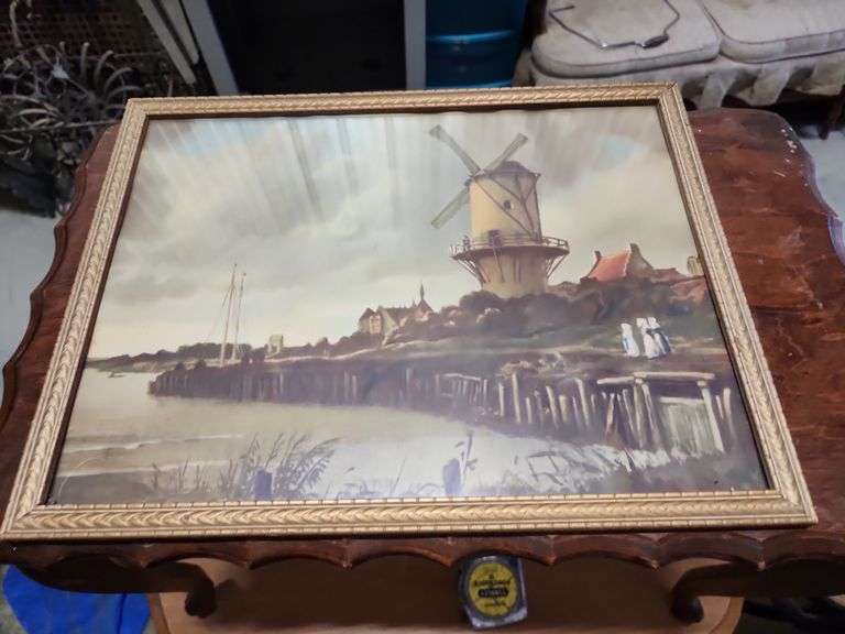 Reproduction of "The Windmill at Wijk bij Duurstede" painting