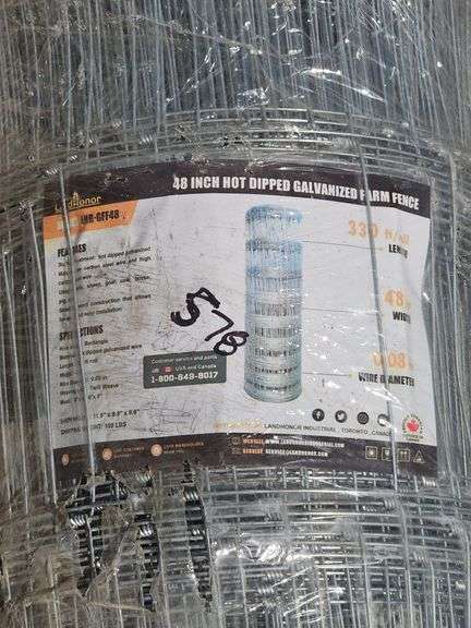 LANDHONOR ROLL GALVANIZED FIELD FENCE
