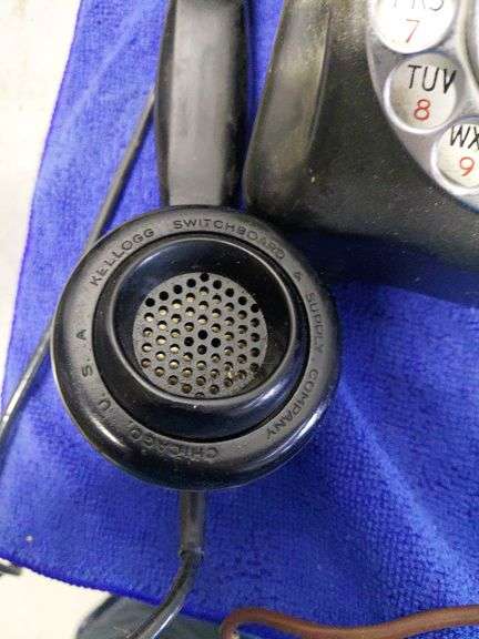 Vintage Kellogg Ashtray Rotary Dial Telephone