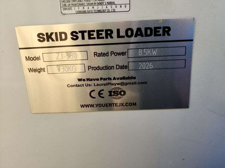 ZJG SKID STEER LOADER
