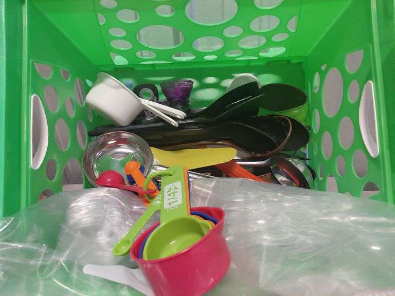 Serving Spoons, Measuring Cups, Grater & Plasticware