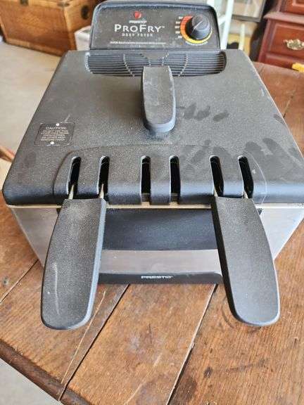 Presto Stainless Steel Dual Basket Pro Fry Deep Fryer